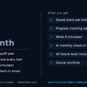 Debtshift Pro