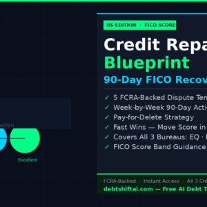Credit Repair Blueprint US — 90-Day Recovery System