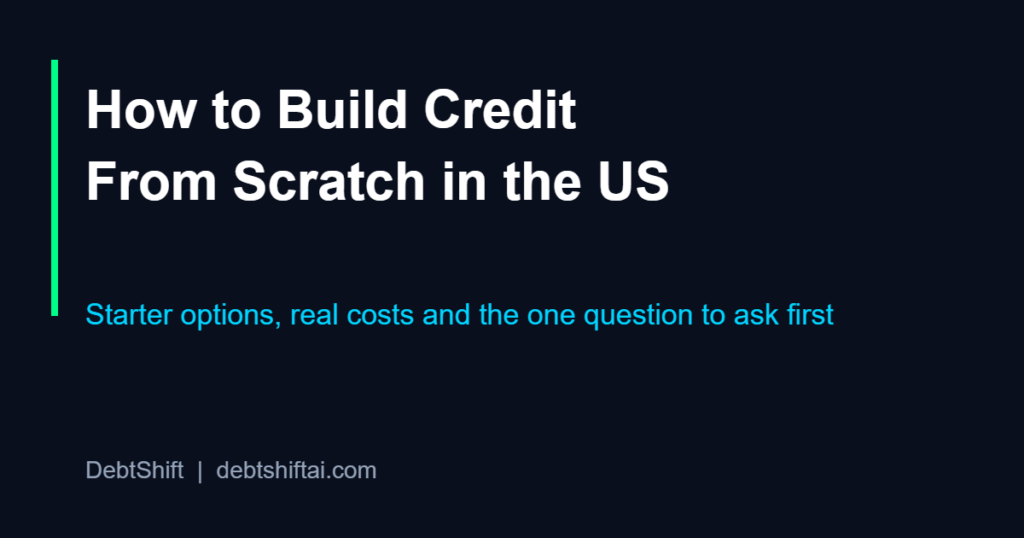 How to build credit from scratch in the US