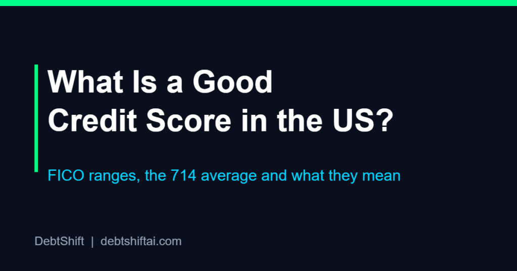 What is a good credit score in the US? FICO ranges and the average